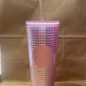 Pink Starbucks tumbler 24oz